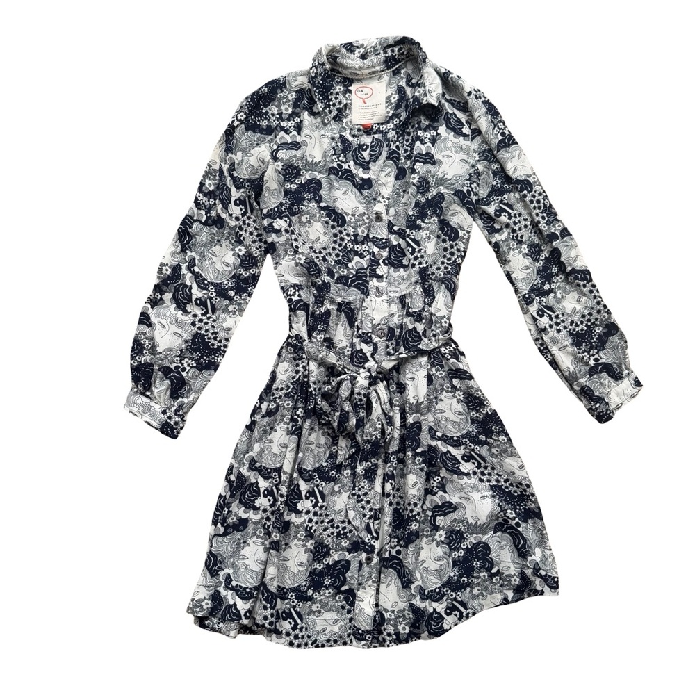 34 of 52 Conversations Anthropologie Colloquial Faces Dress